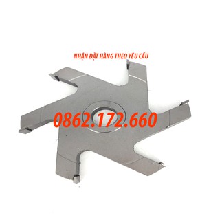 Mũi phay tupy thẳng 6 cánh cao 20mm phi 200