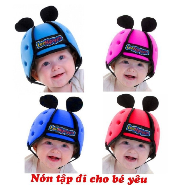 Mũ nón bảo hiểm an toàn cho bé tập đi tập bò tai thỏ THUDGUARD - Cho bé từ 7 tháng đến 4 tuổi
