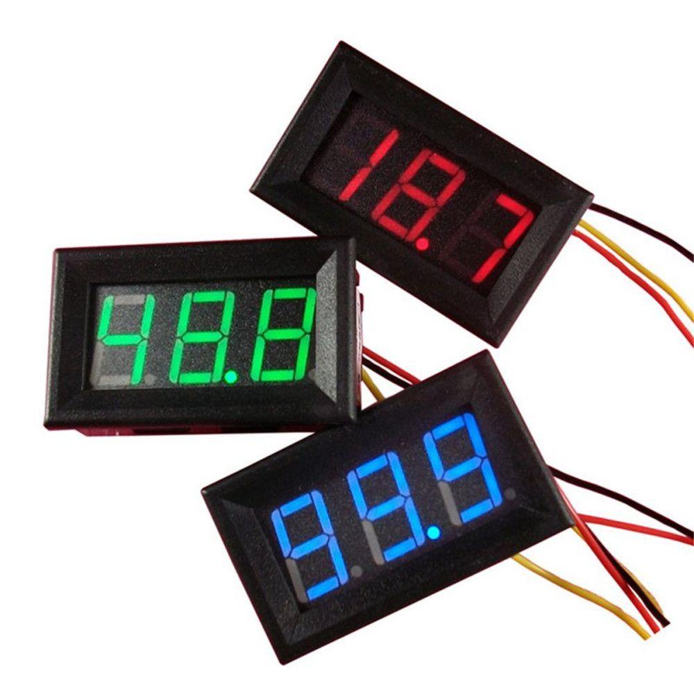 Vôn Kế Mini 3 Số REBUY1 DC 0-30V Chất Lượng Cao