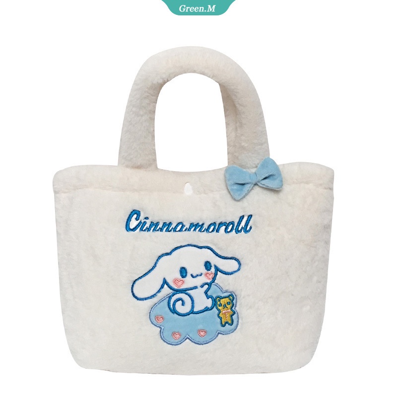 Sanrio Kawaii Kuromi Hello Kitty Cinnamoroll Túi sang trọng Anime Túi Tote Dễ thương Ba lô Cô gái Quà tặng Cô gái [GM]