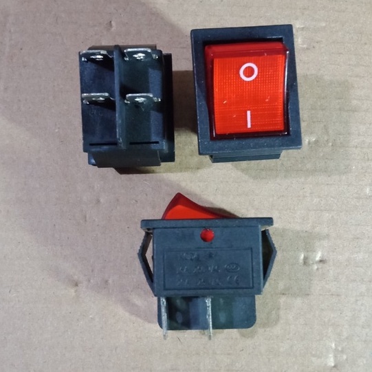 Công tắc nguồn 4 chân dùng cho máy hàn, máy đềm và nhiều thiết bị khác