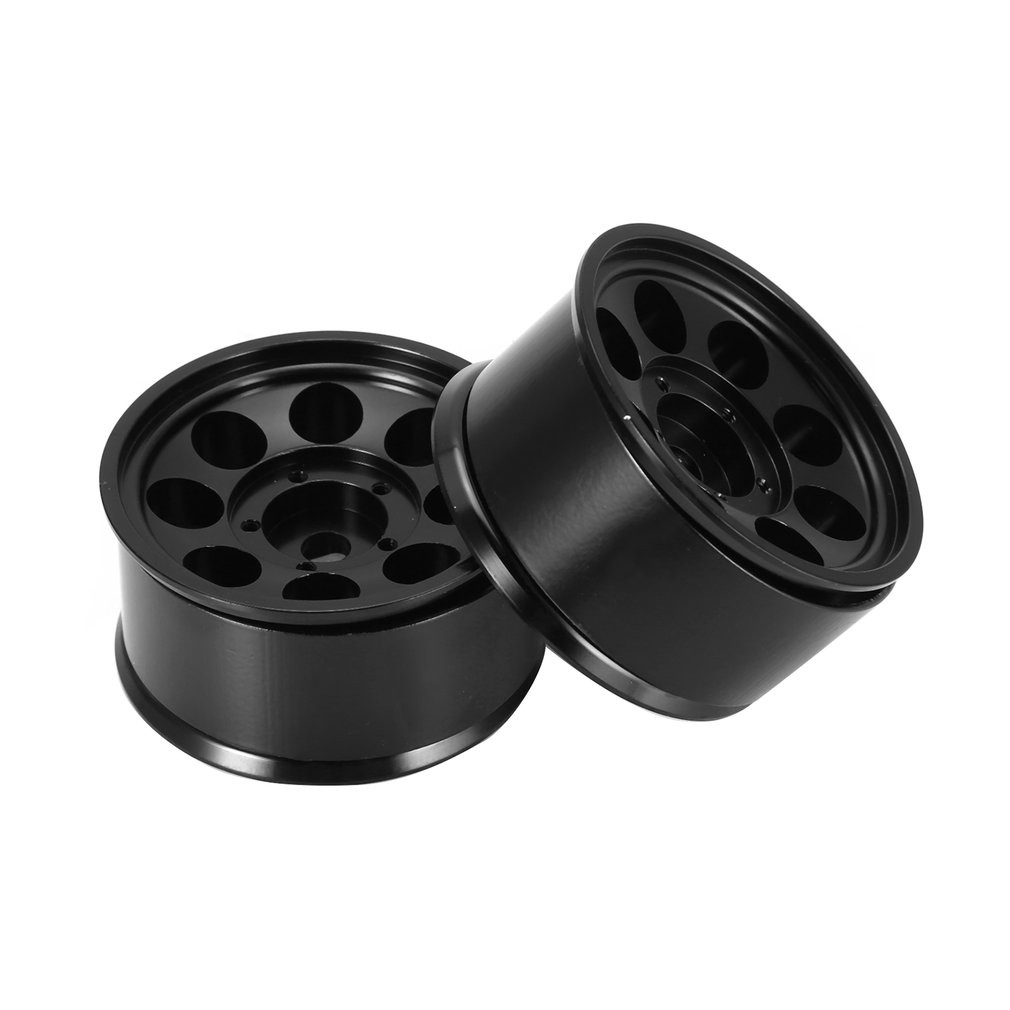 Set 4 Vành Bánh Xe Ax515Bk Bằng Hợp Kim Nhôm 1.55 Inch Chuyên Dụng Cho Xe Điều Khiển RC 1/10 RC MN99 MN90