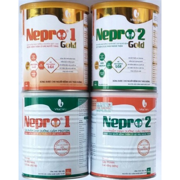 Sữa Nepro 1 Nepro 2 Hộp 900g - 400gr _ Nepro gold các loại