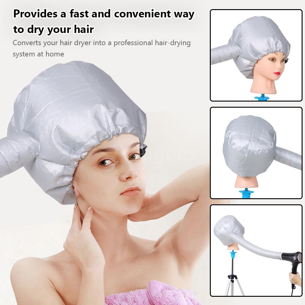 Mũ sấy khô tóc mềm mại có thể điều chỉnh dùng trong salon hoặc tại nhà