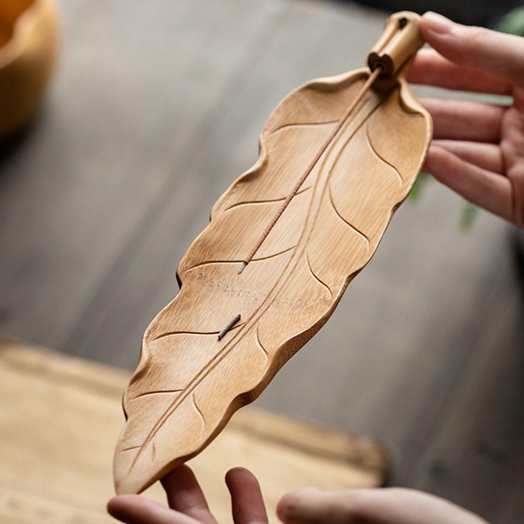 IVORY Giá Đỡ Nhang Trầm Hương Bằng Tre Thân Thiện Với Môi Trường Phong Cách Nhật Bản