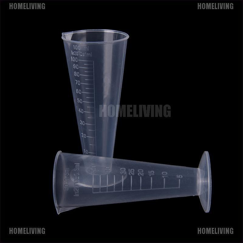 Cốc Đong Bằng Nhựa Trong Suốt Dung Tích 50ml 100ml