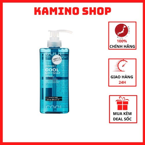 Sữa Tắm nam Pharmaact Tonic Nhật Bản 600ml hàng Nhật nội địa Kamino Shop