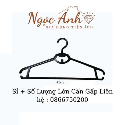 100 Móc nhựa treo quần áo, móc cổ xoay đen, trắng, hàng đẹp,bền màu 100 móc treo quần áo