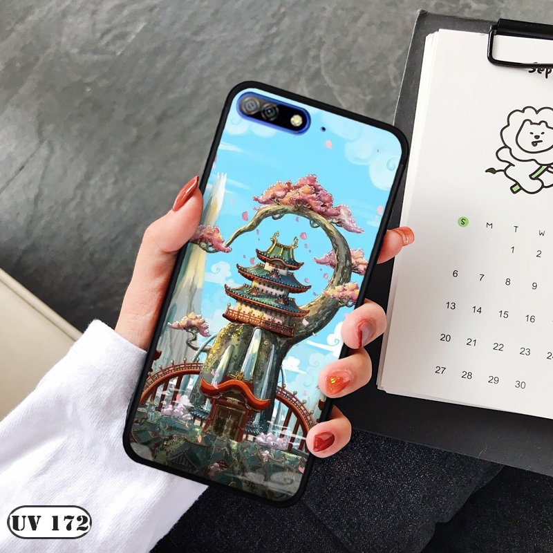 Ốp lưng  HUAWEI Y7 Pro 2018 - Lưng nhám viền dẻo in 2D