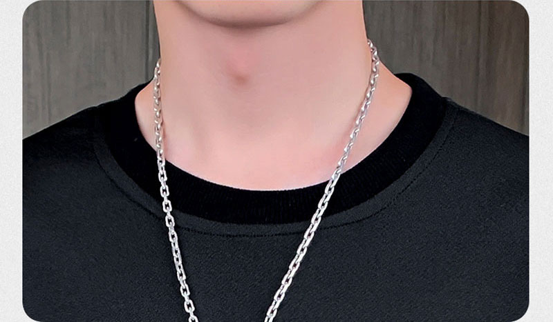 Áo nam cổ tròn tay dài họa tiết sọc size M - 4XL thời trang