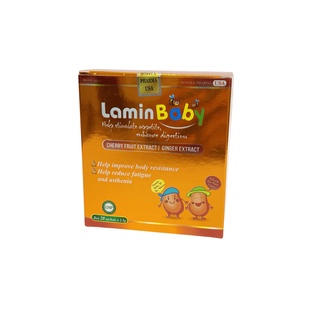 Cốm cho bé LAMIN BABY hỗ trợ giúp bé ăn ngon, háp thu tốt, tăng cường sức đề kháng – Hộp 20 gói