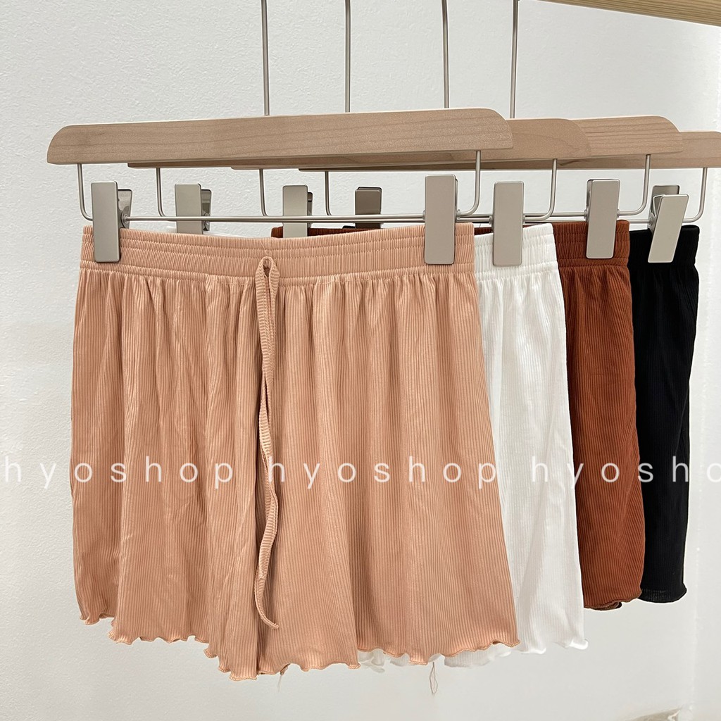 Quần Đùi Nữ HYO Short thể thao cạp chun Freesize dưới 65kg