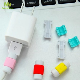 Set 10 Nút Bảo Vệ Đầu Dây Cáp Sạc Usb Cho Iphone 6/7/plus Ipad
