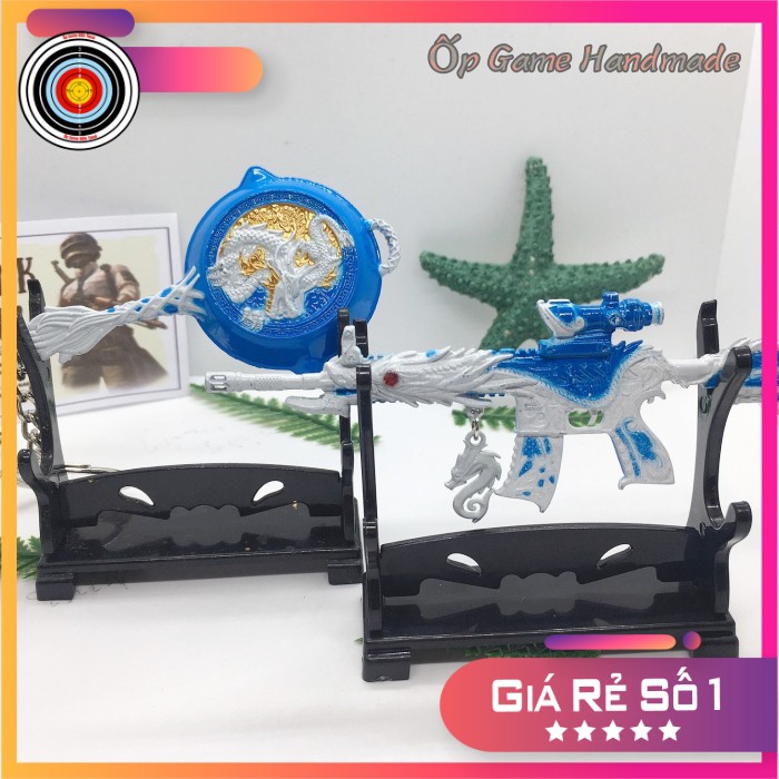 Combo 2 Móc Khoá PUBG Skin Dragon Tuyết sứ Độc đáo - Móc khoa skin pupg chi tiết giống thật mới 2021