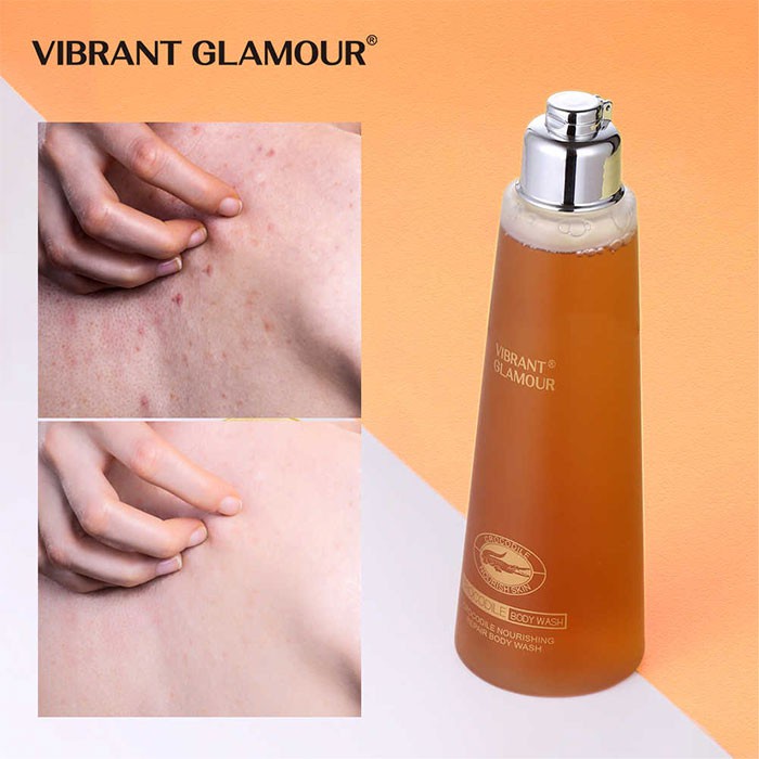 VIBRANT GLAMOUR Sữa tắm dưỡng da [FREESHIP] Làm Sáng Da Dưỡng Ẩm Chiết Xuất Cá Sấu 200ml