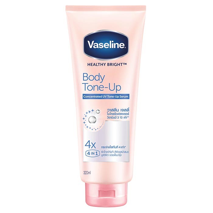 Tinh chất Dưỡng Thể Vaseline Healthy Bright Body Tone-Up 4X 320ml