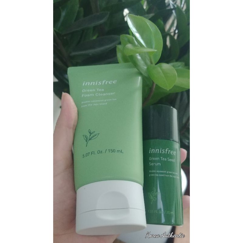 Bộ đôi trị mụn Innisfree (sữa rửa mặt và serum 30ml)