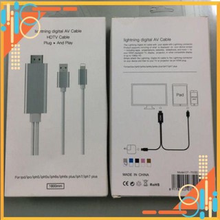 Dây chuyển đổi HDMI cho iphone,  ipad chân linghting ra cổng TV HDMI Siêu nét