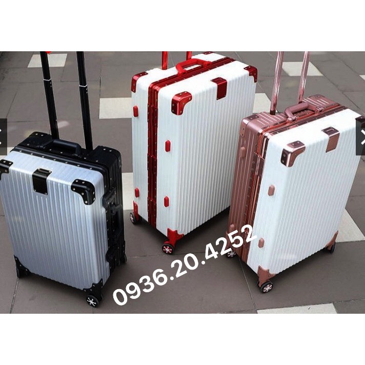 Vali khung nhôm khoá sập size26 TSA 2 màu  1 đổi 1 trong 15 ngày .