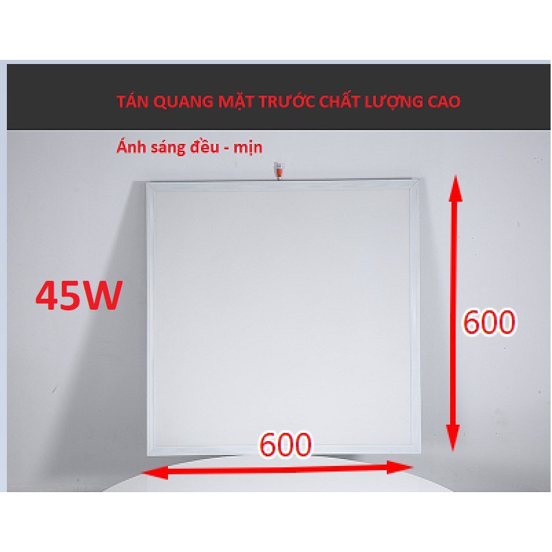 Đèn Panel LED 600x600 36W âm trần