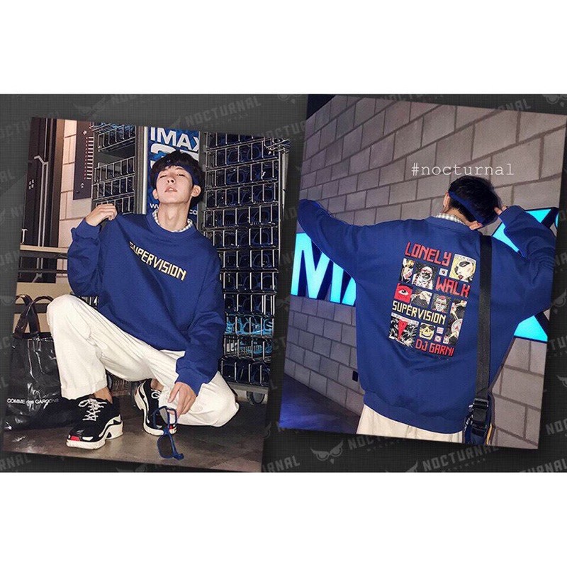 Áo sweater unisex nam nữ lonely có big size vải nỉ bông ngoại cao cấp