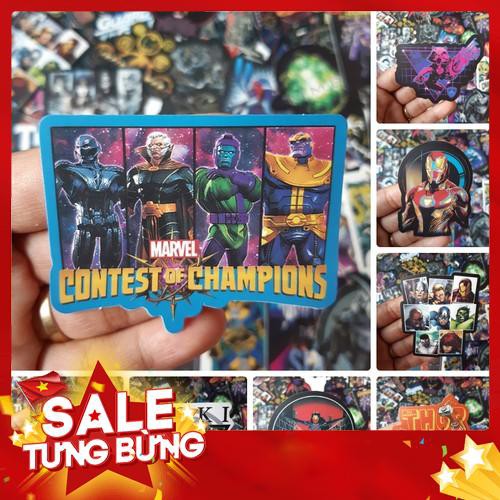 Bộ Sticker dán cao cấp chủ đề BIỆT ĐỘI SIÊU ANH HÙNG - Dùng dán Xe, dán mũ bảo hiểm, dán Laptop... -Hàng nhập khẩu
