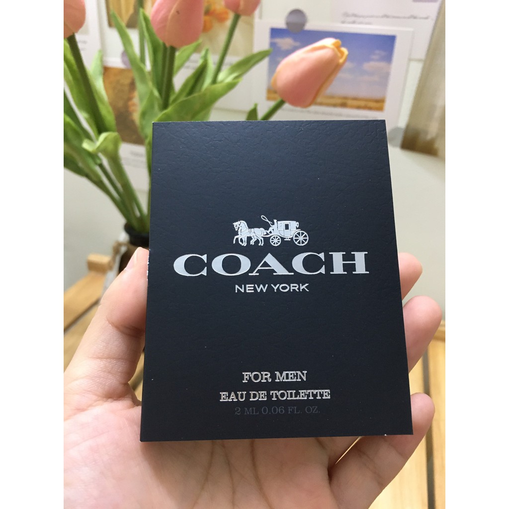 [vial nước hoa] Coach New York For Men