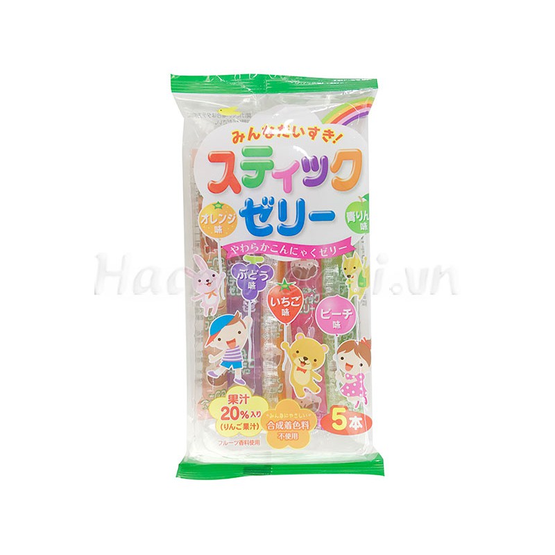 Thạch rau câu trái cây Ribon 81g (5 cái) - Hachi Hachi Japan Shop