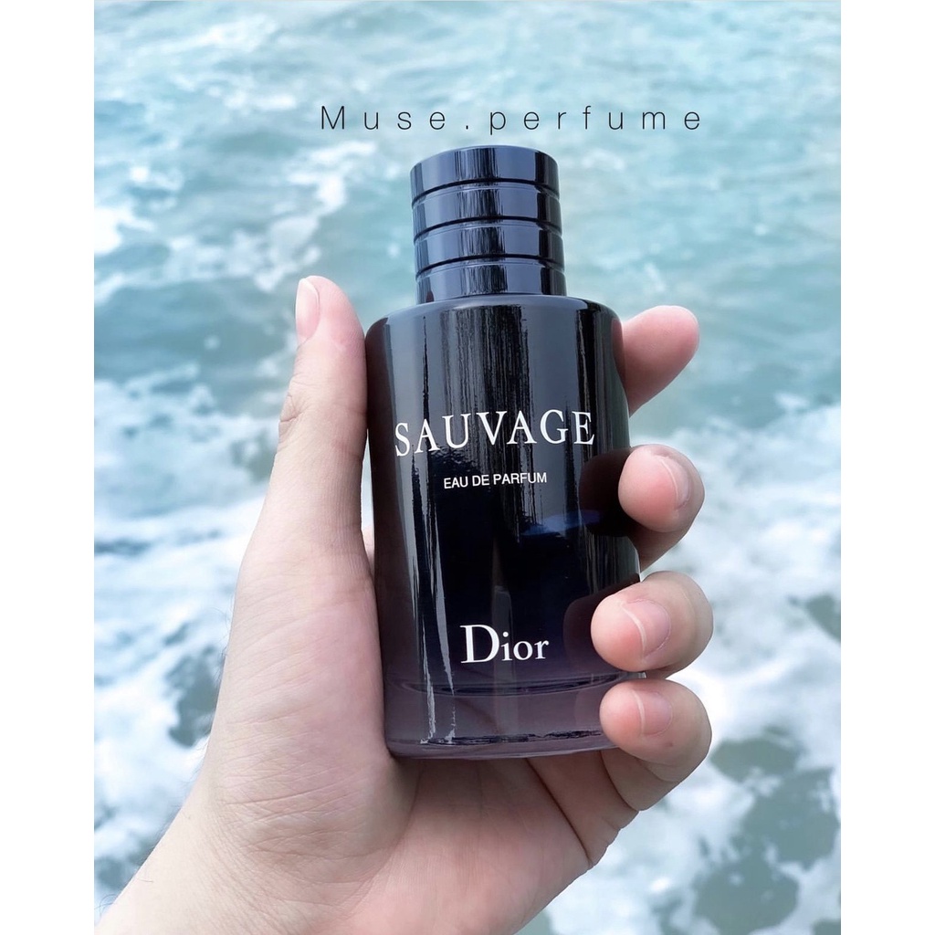 [Nắp hít] Nước hoa nam Sauvage nồng độ EDP dung tích 100ml hàng nguyên hộp hương thơm nam tính