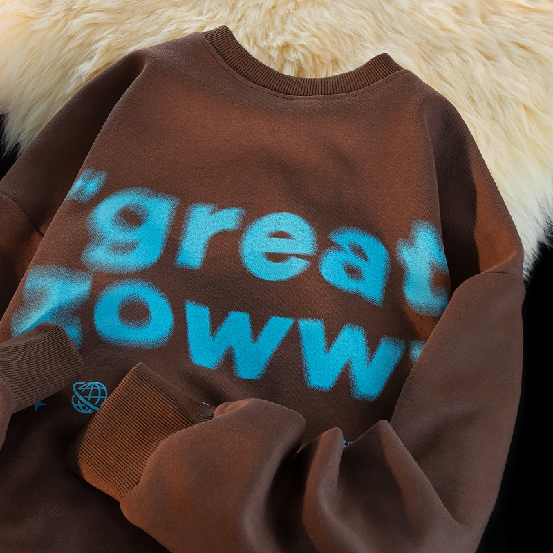 NRVP Mới Áo Thun Tay Dài Dáng Rộng In Chữ Phong Cách Hàn Quốc 2023