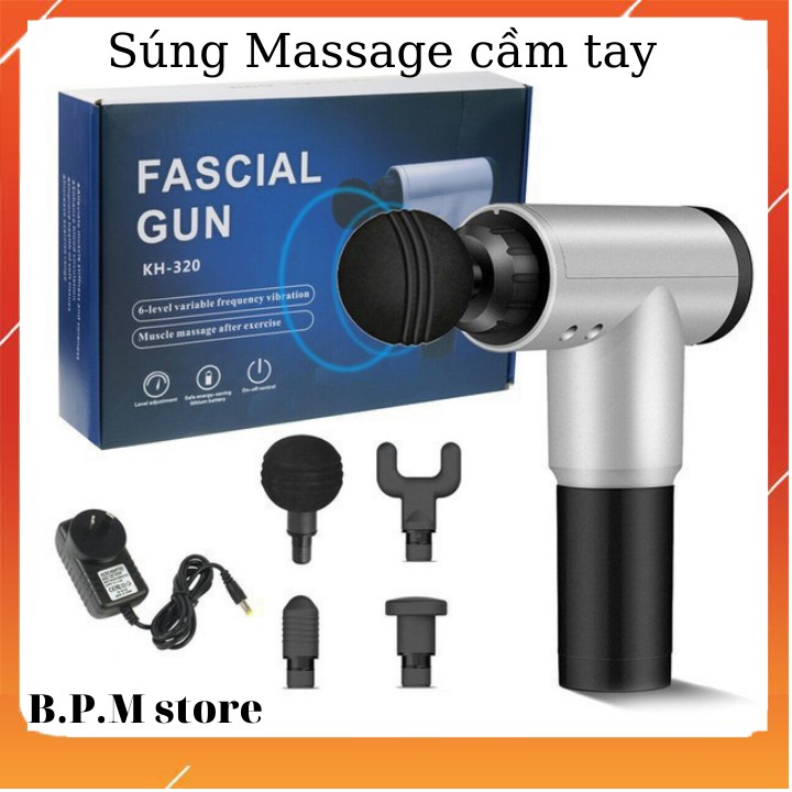 Máy massage cầm tay massage cầm tay giãn cơ FASCIAL GUNhàng chuẩn