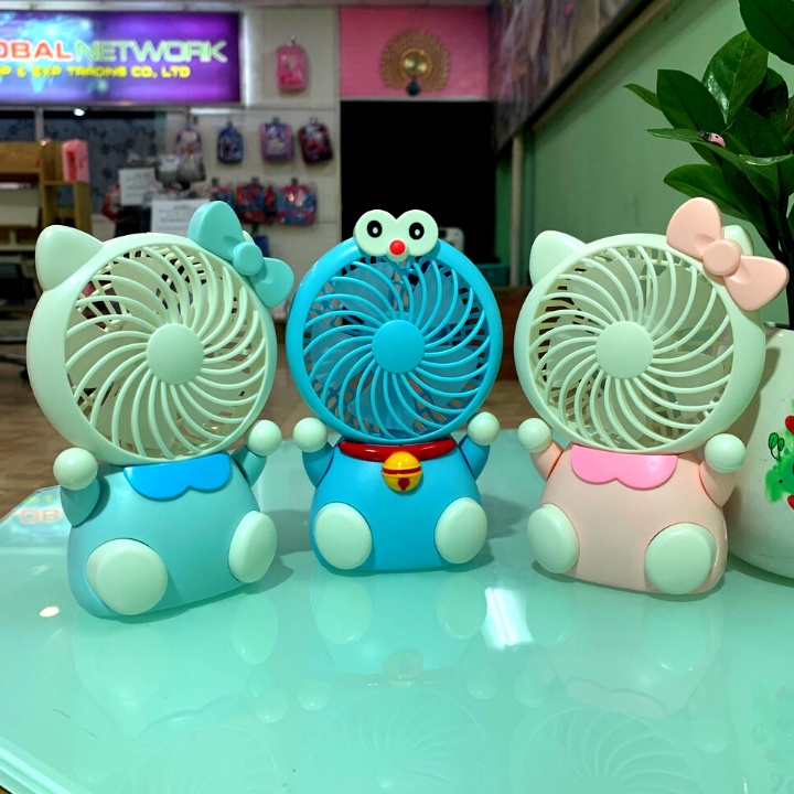 Quạt cầm tay để bàn mini DianDi 01 thiết kế dễ thương sạc usb tích điện