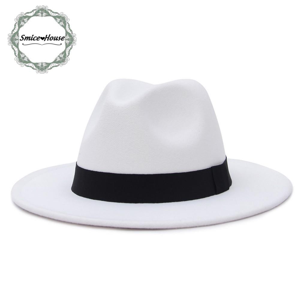 Mũ phớt vành rộng thời trang vintage 60cm dành cho nam