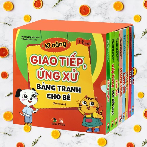 Sách Kỹ năng giao tiếp ứng xử bằng tranh cho bé NS Đại Mai (Trọn Bộ 8 cuốn)