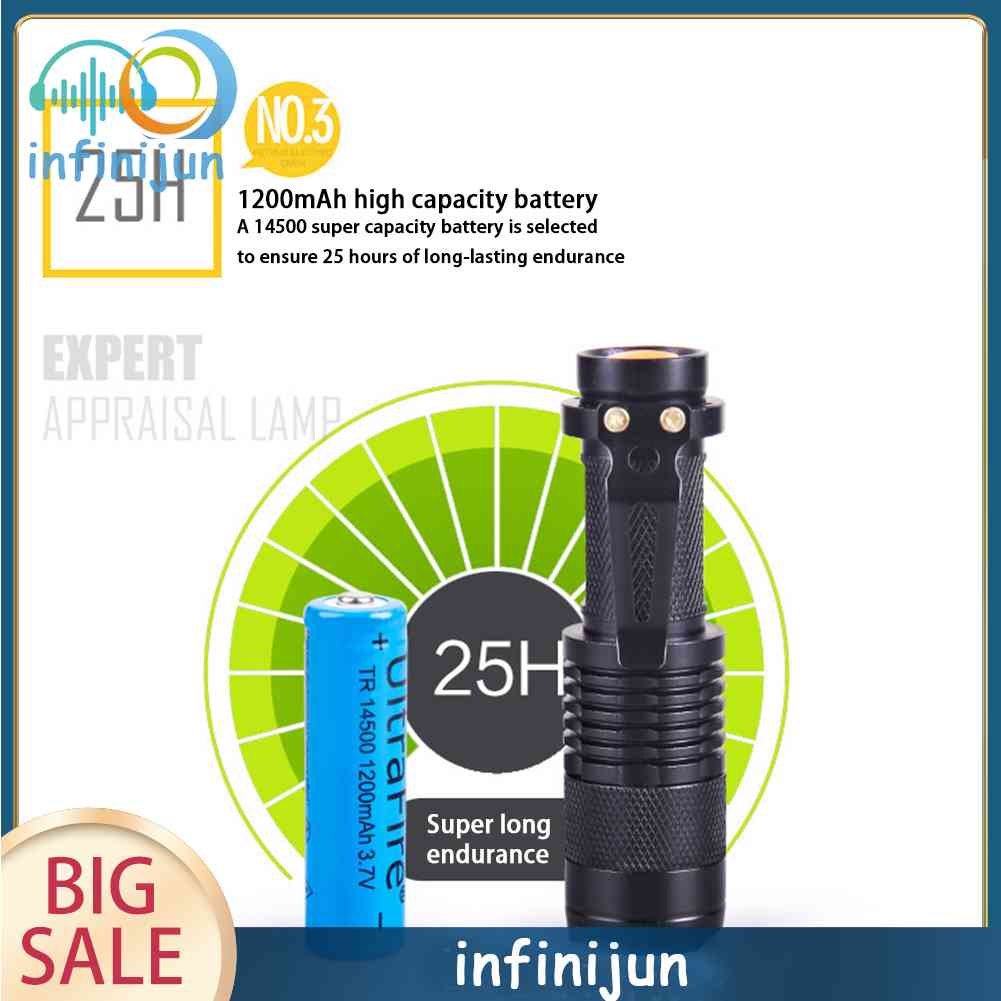 Đèn Pin Cầm Tay Chiếu Tia Cực Tím