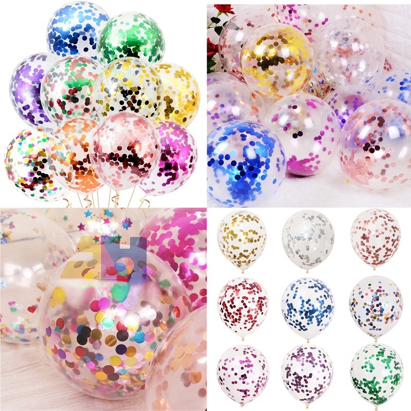 Set 10 Bong Bóng 12Inch Trang Trí Tiệc Cưới/Sinh Nhật Nhiều Màu Sắc Xinh Xắn