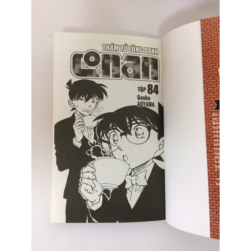 Sách - Thám tử lừng danh Conan - Tập 84