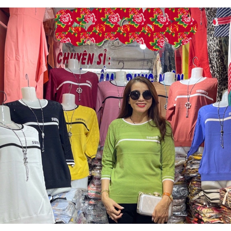 ÁO THUN LEN MÔNG TƠ GHI HÀNG QC