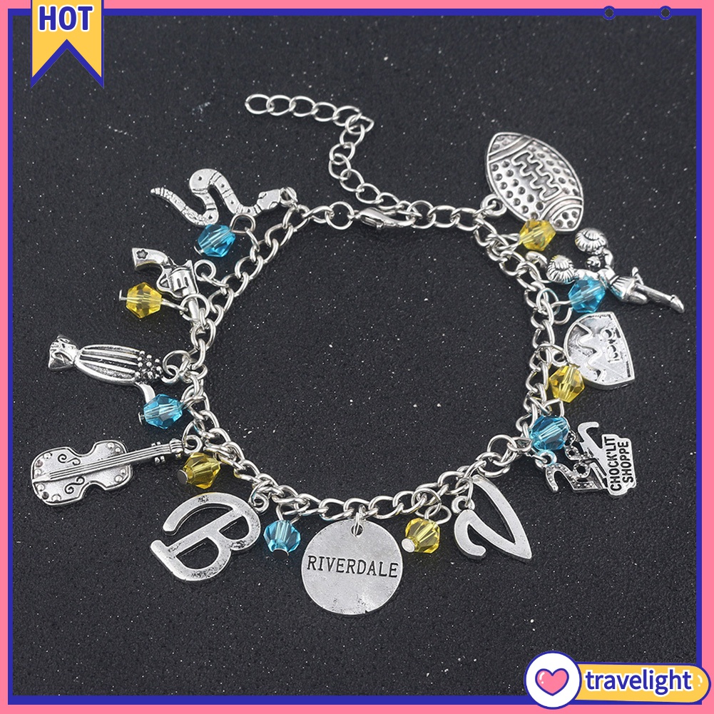 Vòng Đeo Tay Mặt Hình Đàn Ghi Ta Riverdale Thời Trang