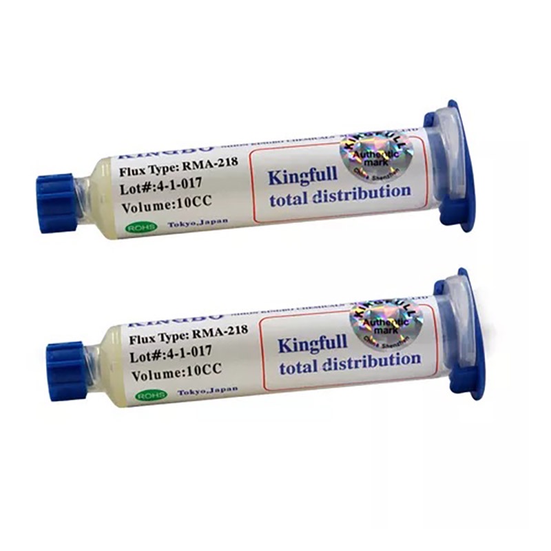 Mỡ hàn KINGBO RMA-218 ống bơm 10cc tiện dụng - Tặng kèm kim bơm mỡ
