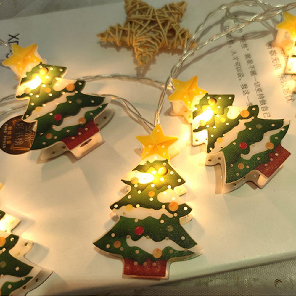 CONOPERY 1.5m Dây Đèn LED 10 Bóng Hình Hoa Tuyết Trang Trí Giáng Sinh Năm Mới