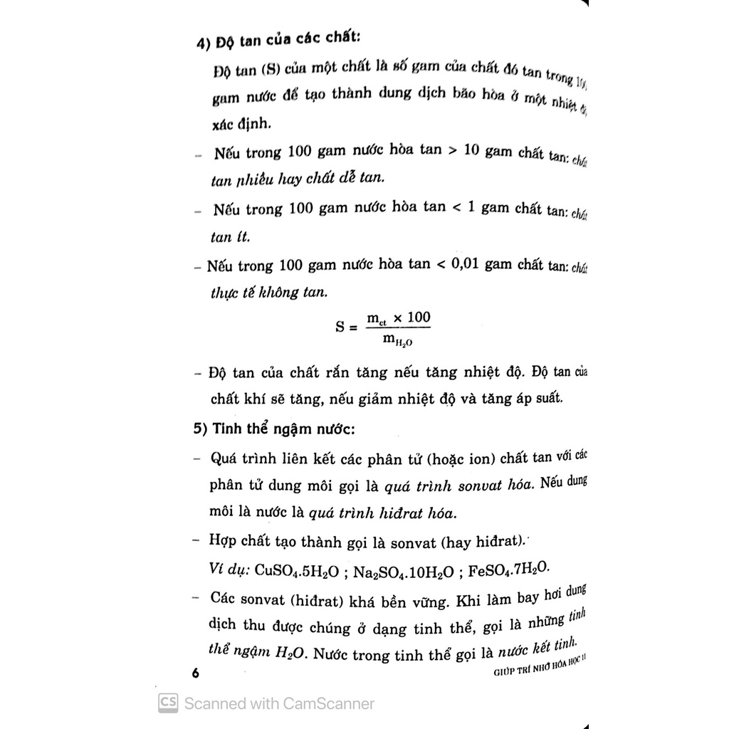 Sách Giúp Trí Nhớ Hóa Học Lớp 11