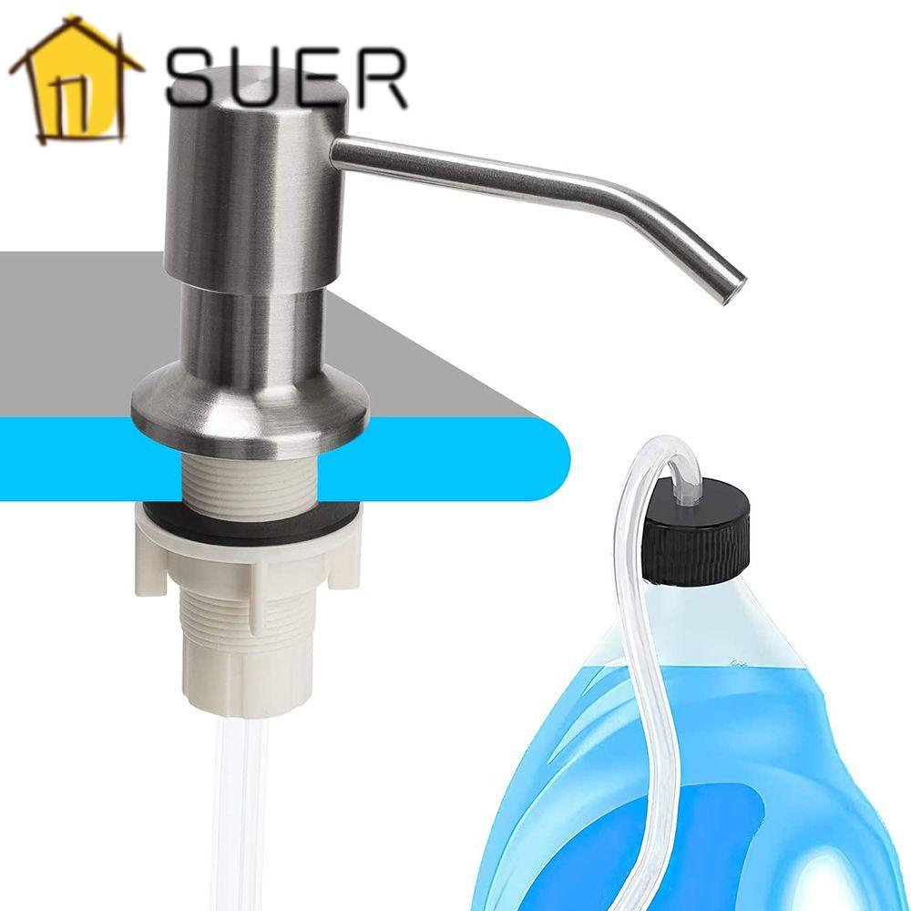 Bình Đựng Xà Phòng Bằng Thép Không Gỉ Chống Tràn Tiện Dụng