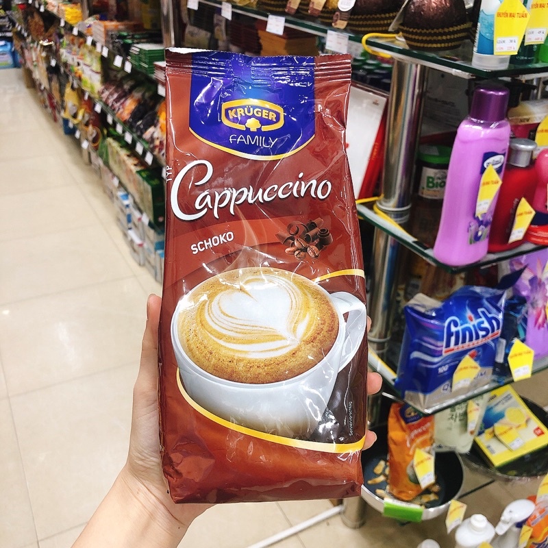 Bột cà phê Capuccino krger family 500g - Đức / Capuchino