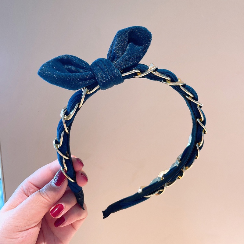 Flgo Băng Đô Thắt Nút Bằng Nhung Thắt Nơ Cổ Điển Thanh Lịch Làm Đạo Cụ Chụp Ảnh Tiệc Tùng Sân Kh