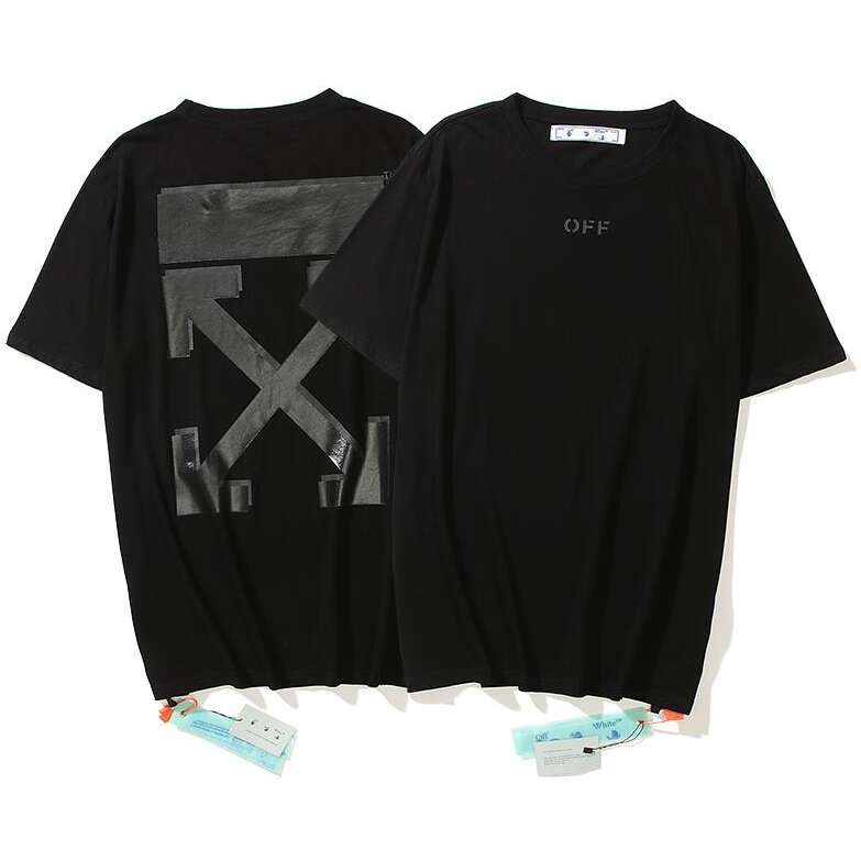 Off-white Áo Thun Tay Ngắn Chất Liệu Cotton In Hoạ Tiết Off-white Phong Cách Thời Trang Unisex