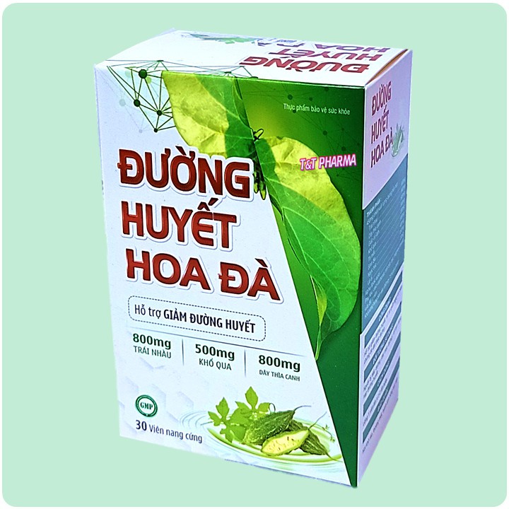 Viên Uống Tiểu Đường - Đường Huyết Hoa Đà - Hỗ Trợ Giảm Đường Huyết - Giảm Biến Chứng Tiểu Đường -, Giảm cholesterol Máu
