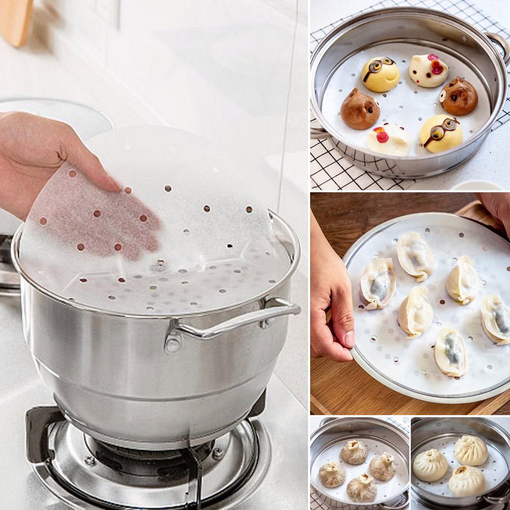 SUYO Set 100 / 100 Tấm Lót Nướng Bánh Chống Dính Tiện Dụng