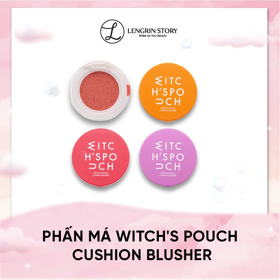 HOT TREND 2022 - Phấn má kem WITCH'S POUCH Cushion Blusher