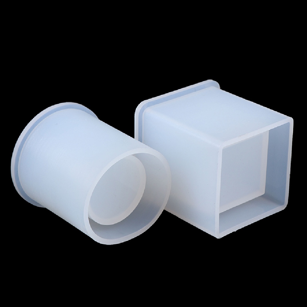 Khuôn Silicone Làm Giá Đỡ Bút Hình Tròn / Vuông Tiện Dụng